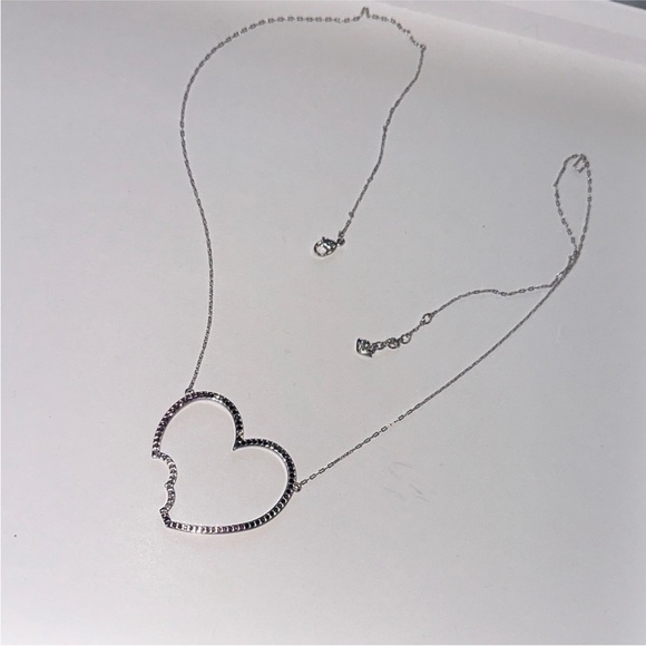 Swarovski Jewelry - Swarovski Silver Heart Necklace